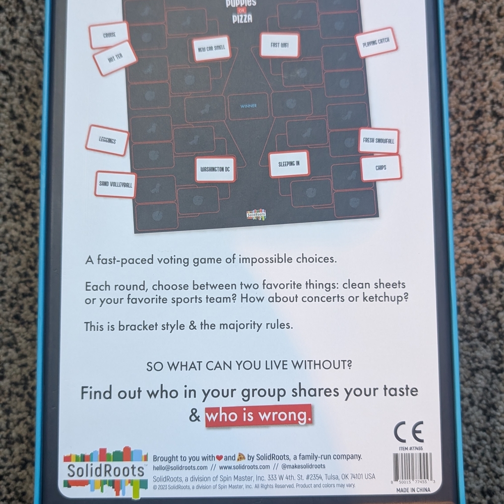 SolidRoots Puppies or Pizza Game - Picture 2 of 3